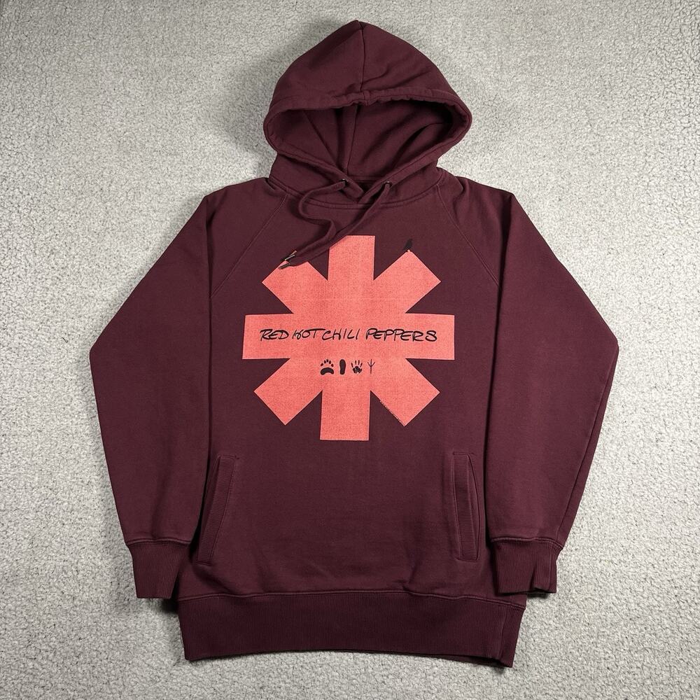 Red Hot Chili Peppers Hoodie Mens M The Getaway Tour Album Graphic Band Rock